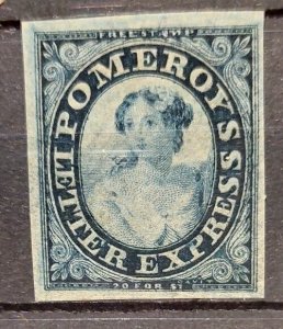 U.S. Pomeroy's Letter Express, blue 5c, #117L3v   #26