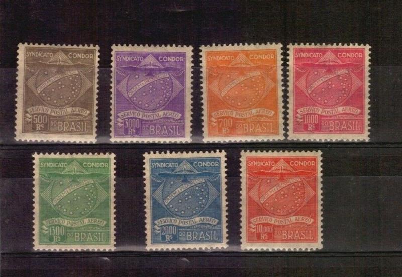 Brazil Syndicato condor MLH stamp set flag air mail complete