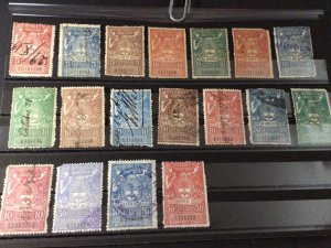 Argentina 1915 - 1930 Revenue  stamps Ref 58894
