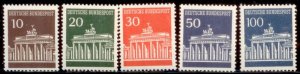 Germany 1966 SC# 952-6 MNH-OG E48