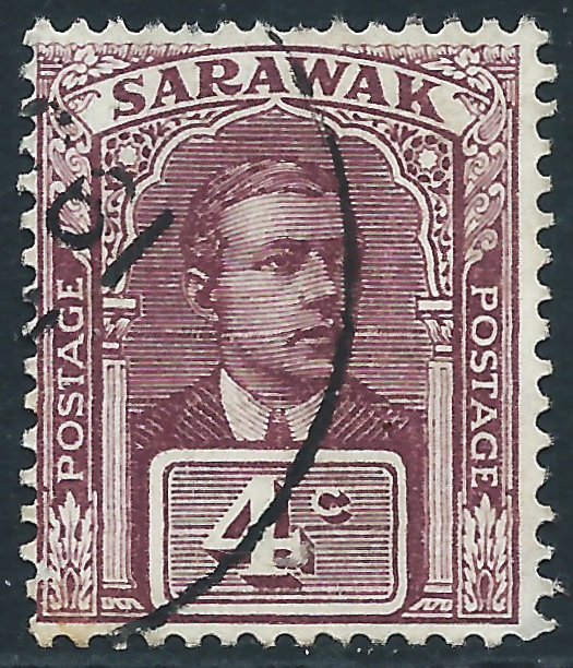 Sarawak, Sc #82, 4c Used