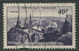 France - Scott 673 - General Issue -1951 - FU -Single 40fr Stamp