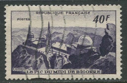 France - Scott 673 - General Issue -1951 - FU -Single 40fr Stamp