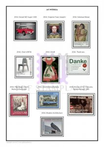 Austria 1850-2020  PDF(DIGITAL) STAMP ALBUM PAGES