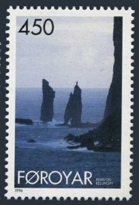 Faroe 295,MNH.Michel 291. Rocky Coastline,1996.