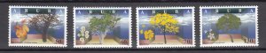 J43674 JL Stamps 1997 aruba set mnh #154-7 trees