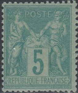  France   Sc # 78  MNH  Valued @ $ 25.00