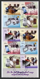 Australia SG3719b 2012 Technology Self Adhesive Booklet Pane Fine Used