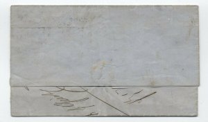 c1872 Prince Edward Island #16 FAKE COVER with bad PFC NY to New Orleans [y5071]