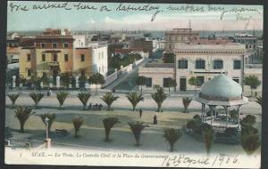 TUNISIA 1906 postcard to Scotland - SFAX cds...............................61887