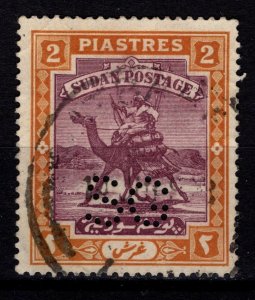 Sudan 1913 Arab Postman Official inperf. ‘SG’, 2p [Used]