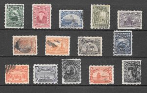 Newfoundland Used - 1897 Cabot issue complete (14v) CV £200 ($254)