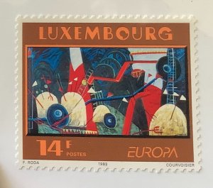 Luxembourg 1993 Scott 896 used - 14F, Europa, painting,  Rezlop by Fernand Roda