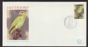 Suriname C101 Bird U/A FDC