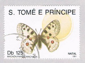 Saint Thomas and Prince Is 1037 Used Butterfly (BP1919)