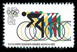 PCBstamps   US #1460 6c Olympics-Bicycling, MNH, (21)