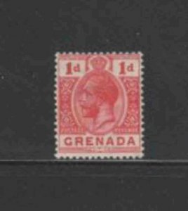 GRENADA #80 1913 1p KING GEORGE V MINT VF LH O.G ee