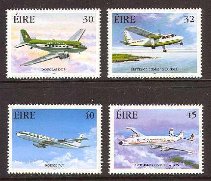 Ireland 1999 Airplanes #1201-04 Mint NH