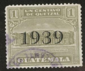 Guatemala  Scott RA12 used  postal tax stamp