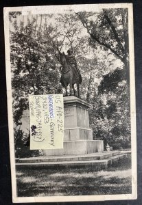 1953 US Army PO 225 Germany RPPC Postcard Cover To Salt Lake City USA