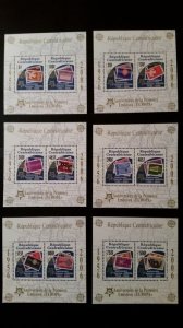 50th anniversary of EUROPA stamps - Central African Republic complete 6xBl **MNH