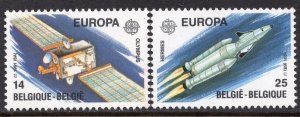 EUROPA CEPT 1991 - Belgium - European Aerospace - MNH Set