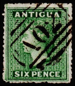 Antigua Scott 4 (1863) Used F, CV $30.00 C