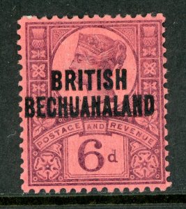 Bechuanaland  1891 British Colony QV 6p SG #36 Mint A853