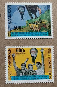 Cameroun 1979 Transatlantic Balloon Crossing, MNH. Scott C285-C286, CV $10.00