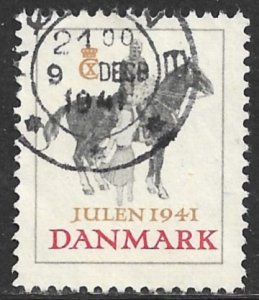 DENMARK 1941 Christmas Seal VFU