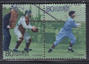 Japan 2000 Sc#2693g Formation of Tokyo Baseball Club, 1934 Used