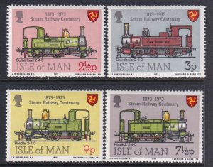 Isle of Man 29-32 Trains MNH VF