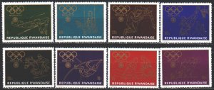 Rwanda. 1971. 455-62. Munich Summer Olympics. MNH.