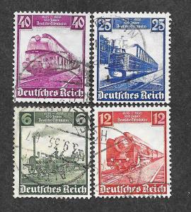 Germany 459-462 Used!