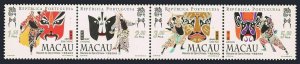 Macao 938-941a,942,942a,MNH.Mi 977-980,Bl.57. Chinese Opera Masks,1998.Butterfly