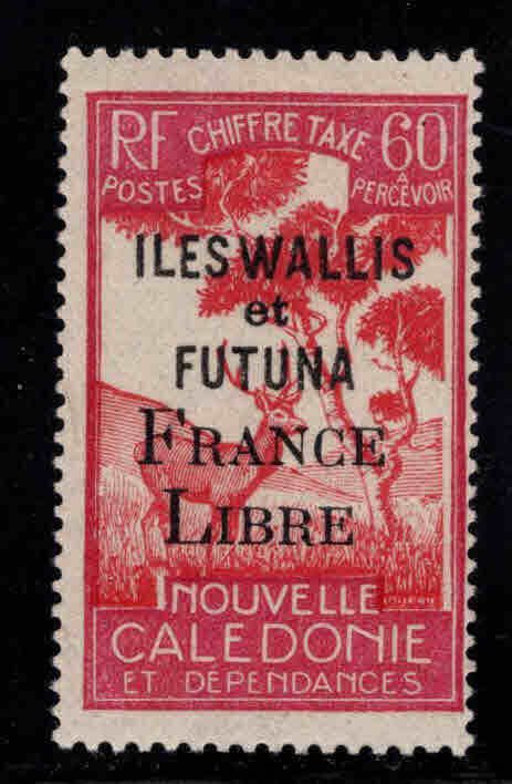 Wallis and Futuna Islands Scott J33 MNH** France Libre postage due