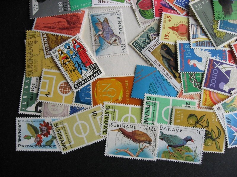 Surinam collection 125 different M, U lots of sets, check them out!