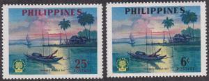 Philippines # 817-818, World Refugee Year, Hinged,  1/3 Cat.