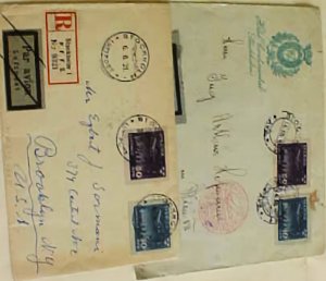 SWEDEN  FLIGHTS #232 CAT 325K EACH (=$40.00) 1930 OCT 14,1931 AUG