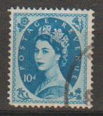 Great Britain SG 583  Used   short corner perf