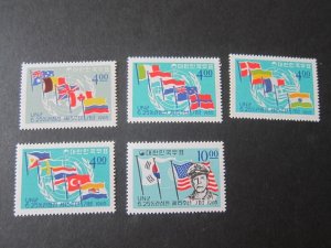 Korea 1965 Sc 473-7 set MNH