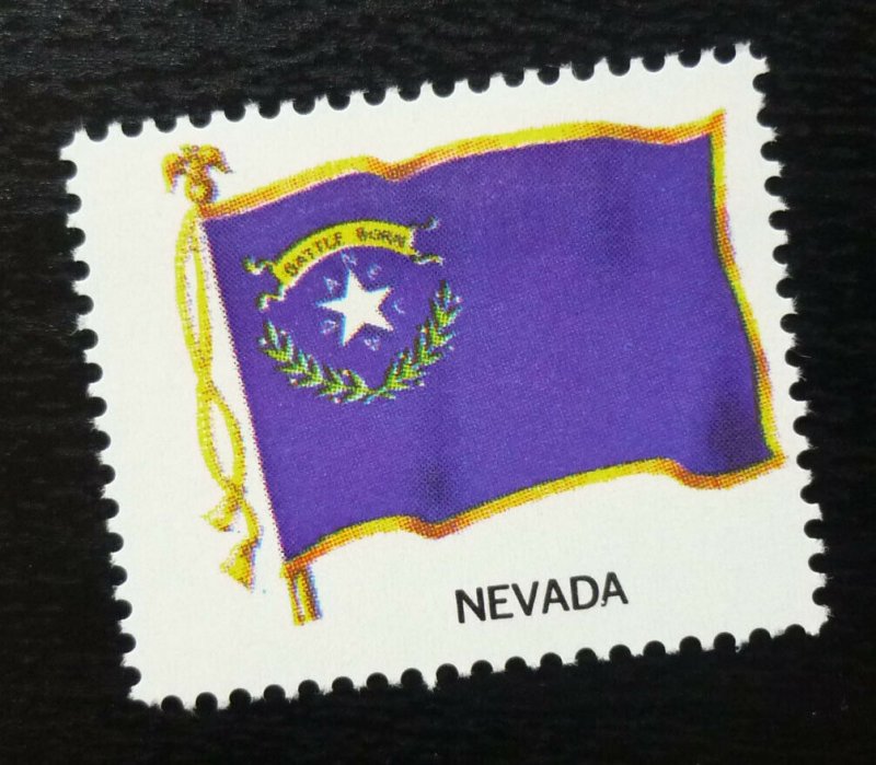 USA Poster Stamp Flag NEVADA  C31