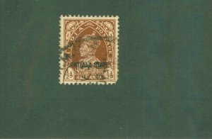 PATIALA INDIAN STATE 81 USED BIN $1.00