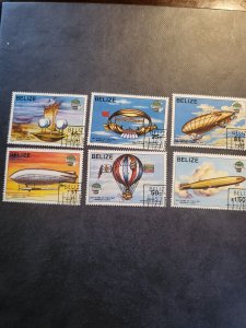 Stamps Belize 672-77 used