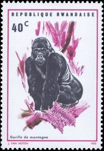 Rwanda 1970 Sc 359-366 Gorillas CV $13