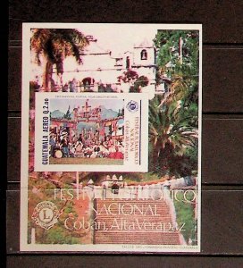 GUATEMALA Sc C831 NH SOUVENIR SHEET OF 1988 - FOLKLORE