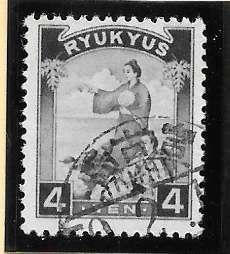 RYUKYU Scott #12 Used 4 Yen Two Women 2018 CV $11.00