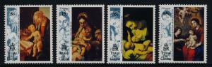 Tristan Da Cunha 531-4 MNH Christmas, Art, Paintings