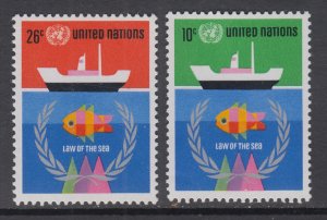 UN New York 254-255 MNH VF