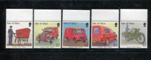 Isle of Man 976-980 MNH 2003 Post Office Vehicles. x16921